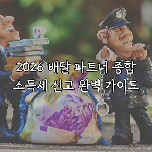 2026 배달 파트너 종합소득세 신고 완벽 가이드
