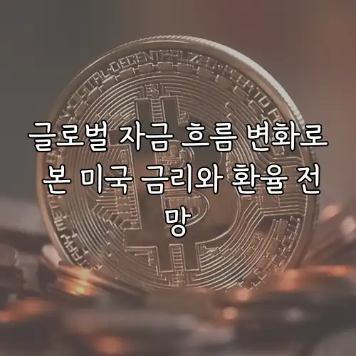 글로벌 자금 흐름 변화로 본 미국 금리와 환율 전망